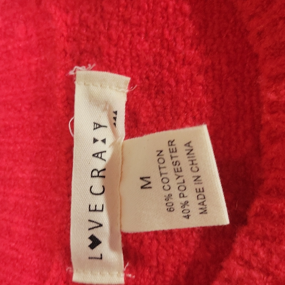 Lovecrazy red pullover - Picture 3 of 4